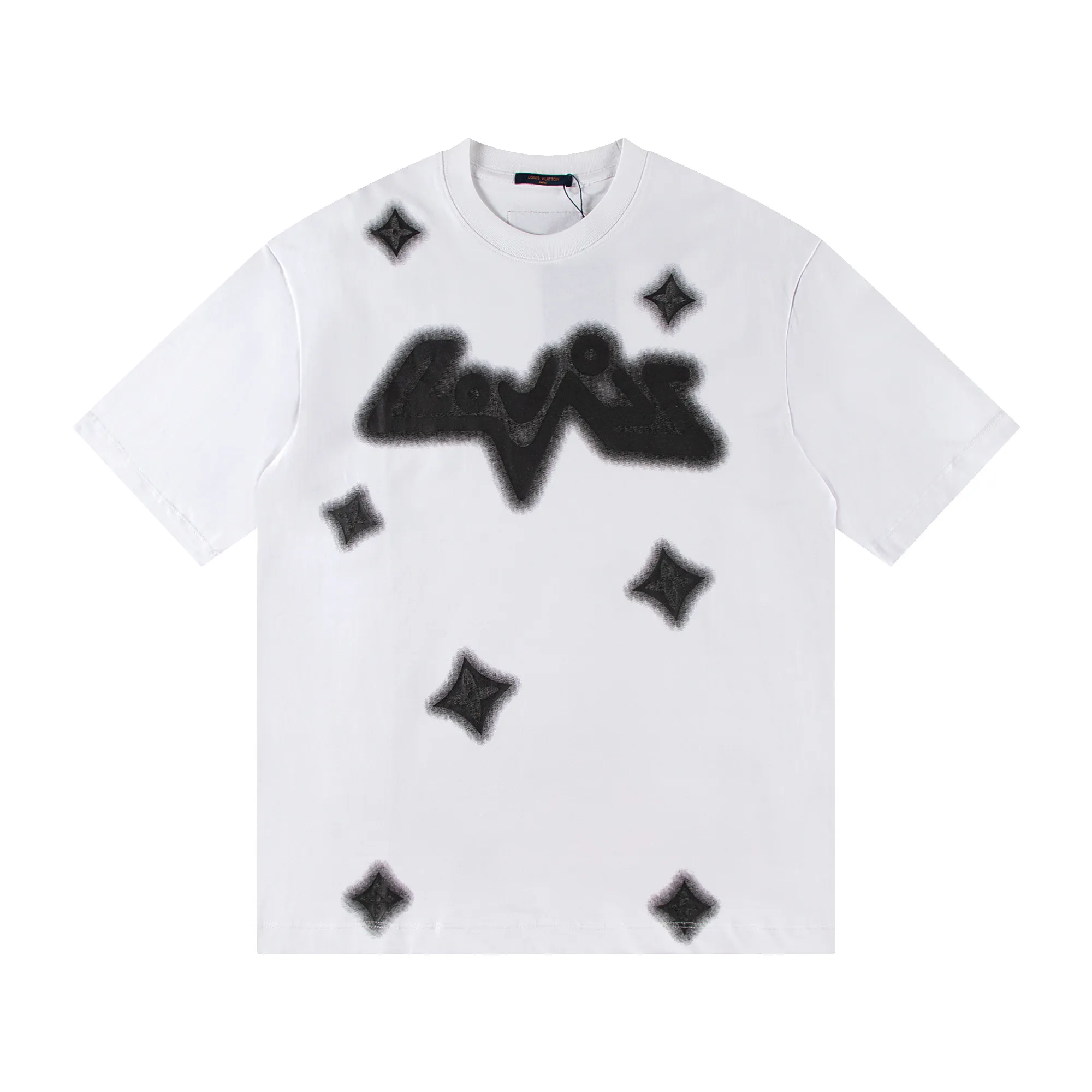 🅿️146 Style: 2026 new LOUIS VUITTON short-sleeved T-shirt Material: High version 300g double yarn combed cotton Size: S～XL Color: White Style number: H1050